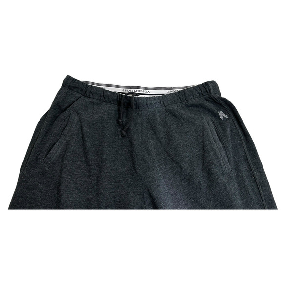 Victoria's Secret Dark Gray Joggers Sz M Pockets Drawstring 26" Inseam Sweatpant - Picture 5 of 7